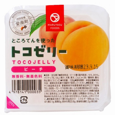 トコゼリー　ピーチ　130gの画像
