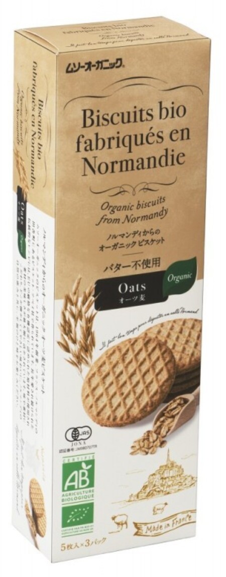 むそう OG ビスケット(オーツ麦) 5枚×3袋の画像