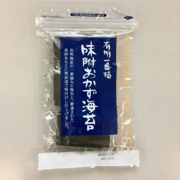 成清海苔店　 味付おかず海苔　8つ切り20枚×3袋入の画像