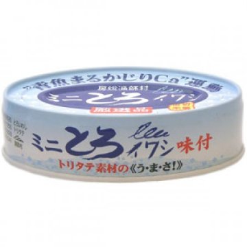 ※メーカー休止中※　ミニとろイワシ(味付)(缶入)　100gの画像