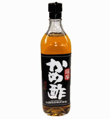 薩摩　玄米黒　かめ酢　500mlの画像