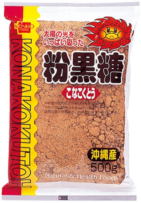 健康フーズ　粉黒糖　500gの画像