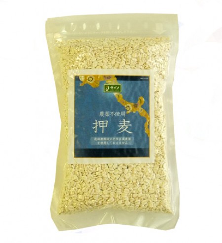 国産)押麦(農薬不使用)　300gの画像