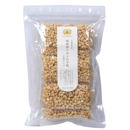 国産煎りはとむぎ粒　小袋タイプ(7g×16袋)の画像