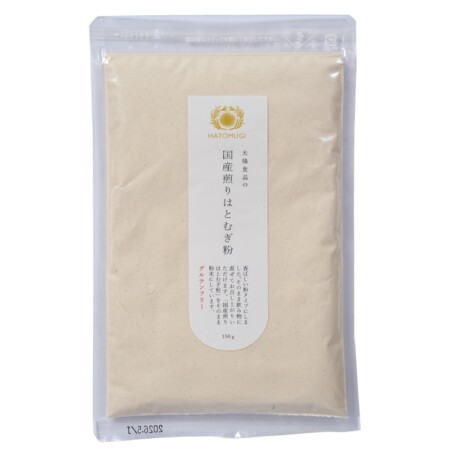 太陽食品 国産煎りはとむぎ粉 150gの画像
