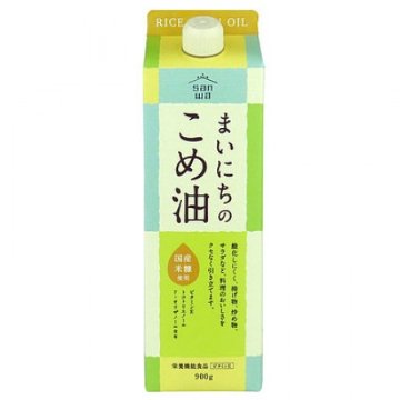 三和油脂 みづほ・まいにちの　こめ油　(米油) 900gの画像
