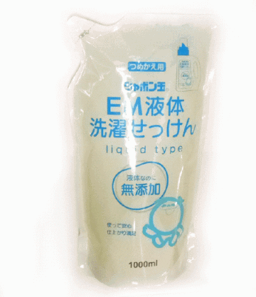 Em洗濯せっけん(詰替用)(シャボン玉)　1000mlの画像