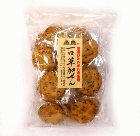 一口草加せんべい(ごま)　30枚の画像