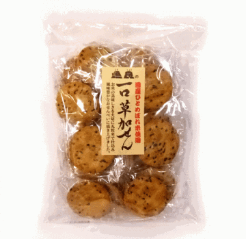 一口草加せんべい(ごま)　30枚の画像