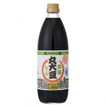 金笛　丸大豆しょうゆ　1Lの画像