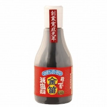 金笛　減塩醤油ボトル　200mlの画像
