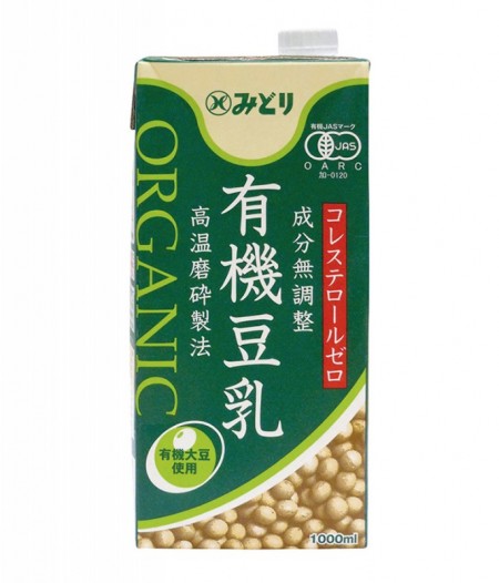 みどり 有機豆乳(無調整) 1000mlの画像