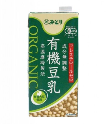 みどり 有機豆乳(無調整) 1000mlの画像