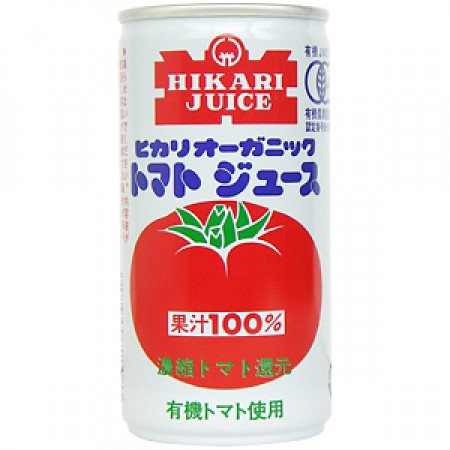 ヒカリ　オーガニックトマトジュース(有塩)　190gの画像