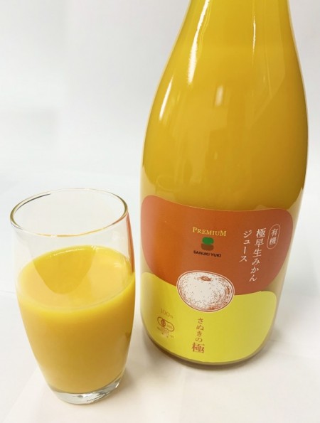 宮下さんの有機極早生みかんジュース　720ml　(さぬきの極)の画像