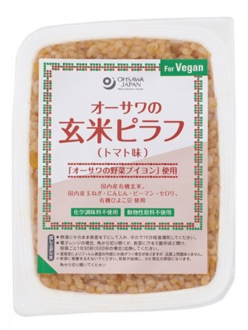 オーサワの玄米ピラフ(トマト味)160gの画像