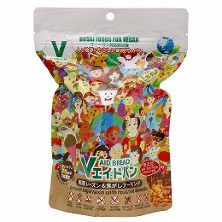 Vエイド保存パン(黒糖レーズン&焦がしアーモンド)125gの画像