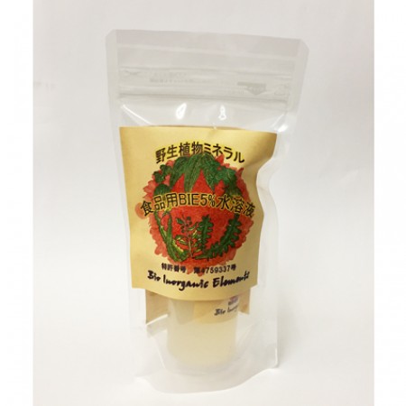 野生ミネラル　食品用BIE　5%水溶液　100gの画像