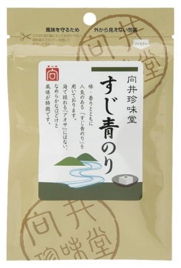 向井の手作り香辛料　すじ青のり　袋入　4gの画像