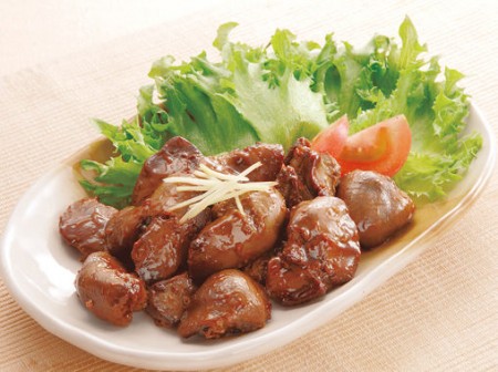 鶏レバー甘辛焼き　120g(7〜9個)の画像