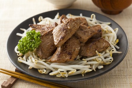 ◎丹沢農場)豚レバー焼肉用(味付)　200gの画像