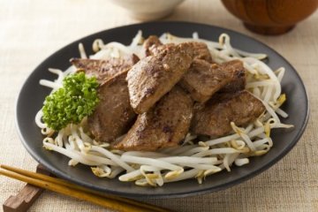 ◎丹沢農場)豚レバー焼肉用(味付)　200gの画像