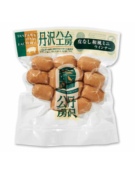 丹沢農場　皮なし和風ミニウインナー　120g　　　冷凍の画像
