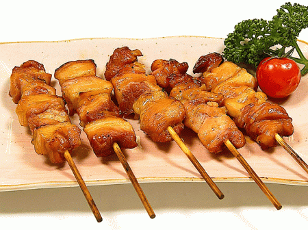 日岡　焼き鳥・もも串　5本　　　冷凍の画像