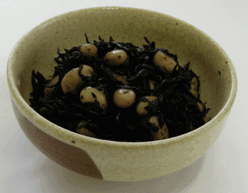 日岡　ひじき豆炊き合わせ　100g　　　冷凍の画像