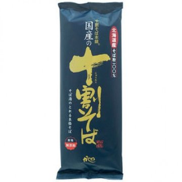 国産　十割そば　200gの画像