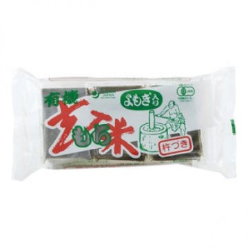 オーサワ　有機よもぎ入玄米もち　300g(6個)の画像