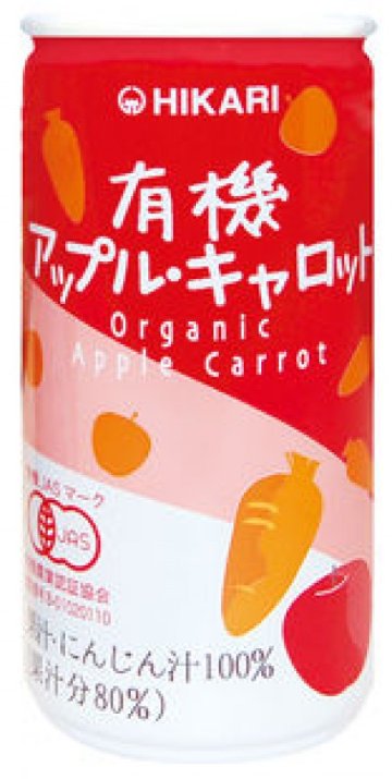 ヒカリ 有機アップルキャロット　190gの画像