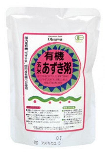 有機玄米あずき粥　200gの画像