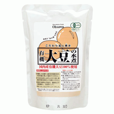 有機大豆の水煮　230gの画像