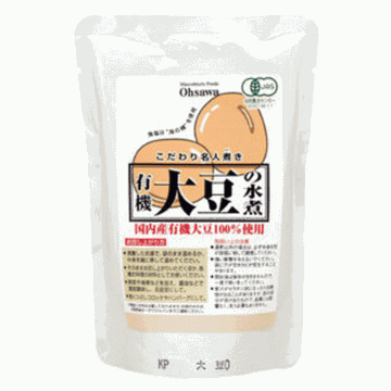 有機大豆の水煮　230gの画像