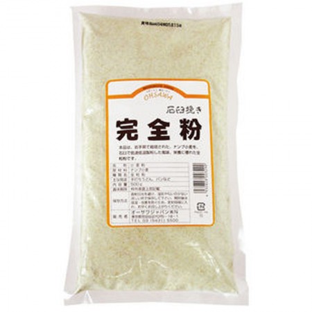 石臼挽き完全粉(全粒粉) 500gの画像