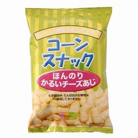 コーンスナック　かるいチーズ味　50gの画像