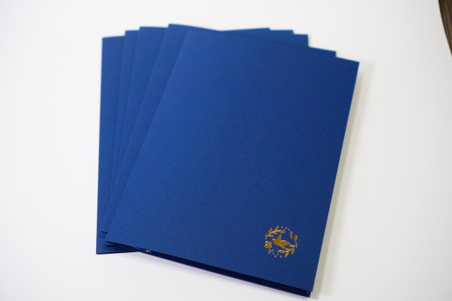 たたえーるオリジナル賞状フォルダー（幸せの青い鳥）の画像