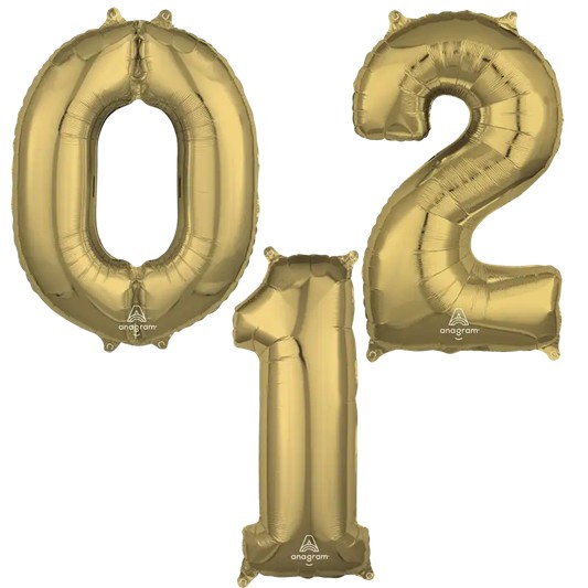 数字バルーン65㎝の画像