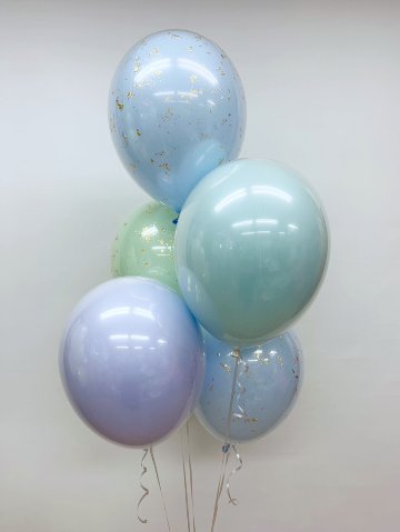 【セレクト】レイヤードカラーゴム風船[配送用フィルム加工]【単品】の画像