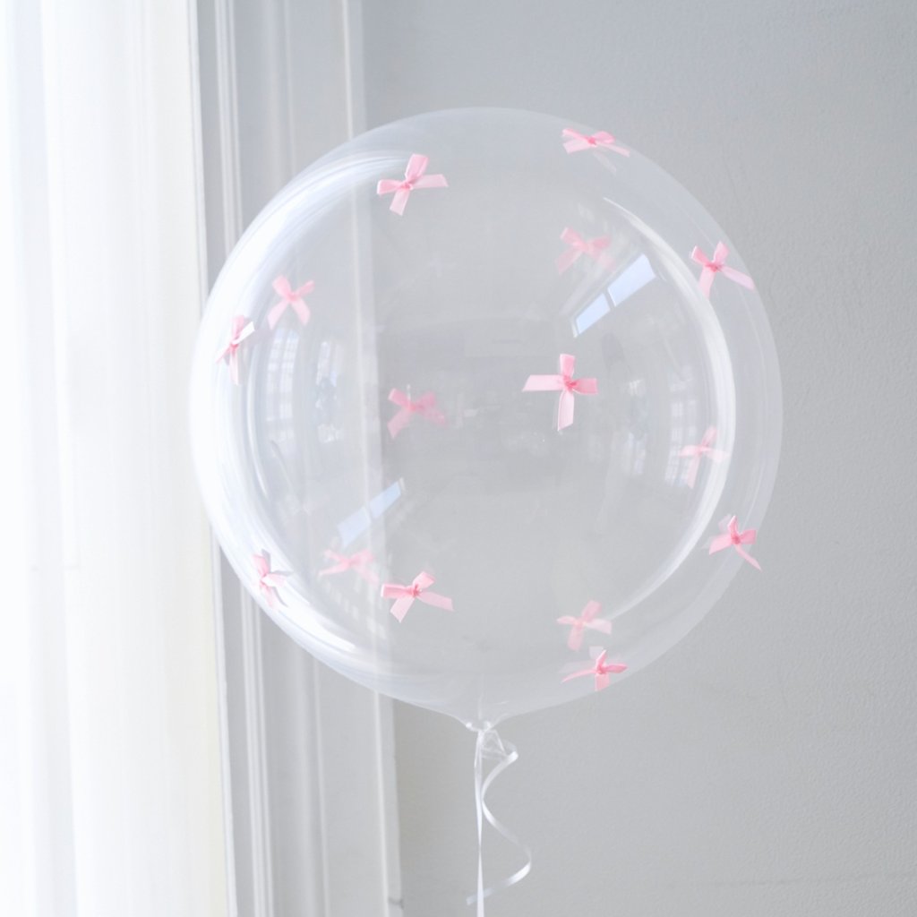 【セレクト】ミニリボン decoバルーンの画像