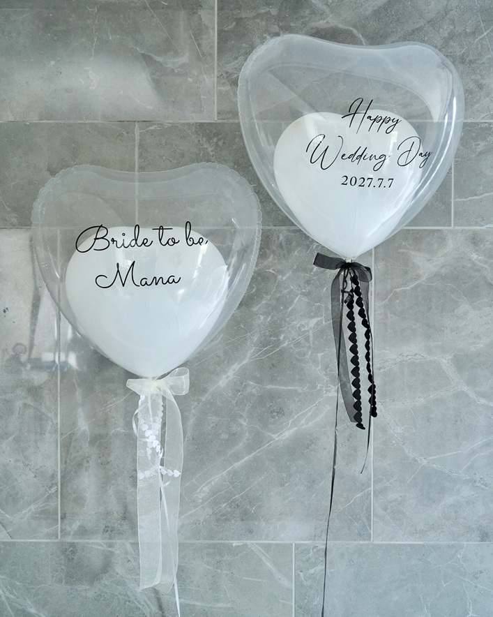 【セレクト】ハートバブルバルーン♡♡の画像