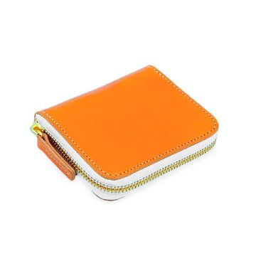 栃木レザー ラウンドミニ財布の画像