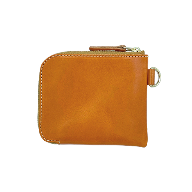 栃木レザー L字型ミニ財布の画像