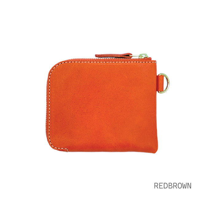 栃木レザー L字型ミニ財布の画像