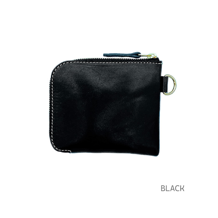 栃木レザー L字型ミニ財布の画像