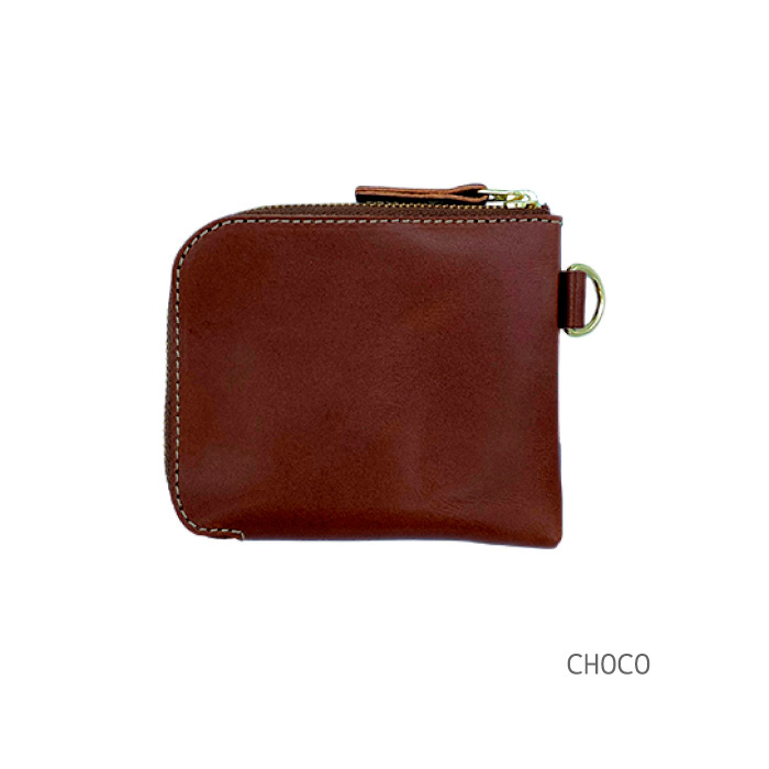 栃木レザー L字型ミニ財布の画像