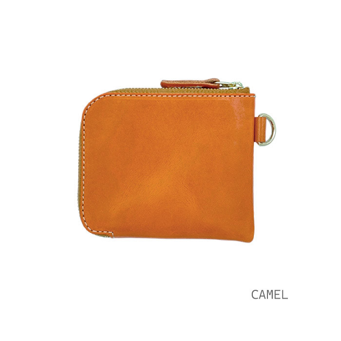 栃木レザー L字型ミニ財布の画像