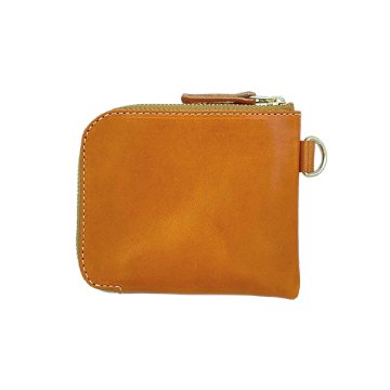 栃木レザー L字型ミニ財布の画像