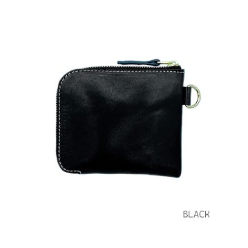 栃木レザー L字型ミニ財布の画像